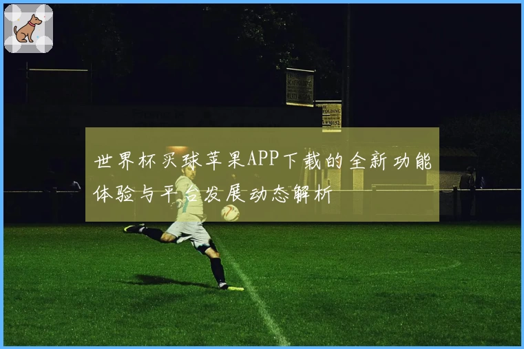 世界杯买球苹果APP下载的全新功能体验与平台发展动态解析